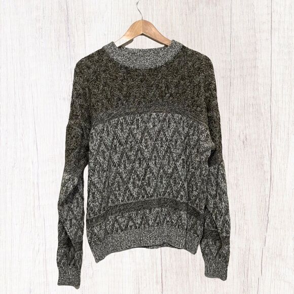 Vintage Gitano Women's Olive Green Knit Sweater SZ L - Picture 1 of 5